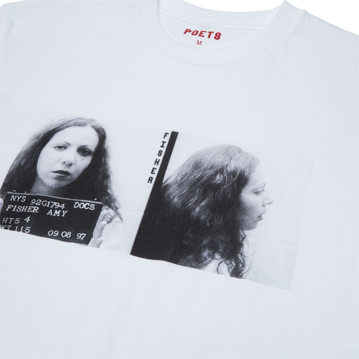 Poets Fisher DTG T-Shirt - White image 2