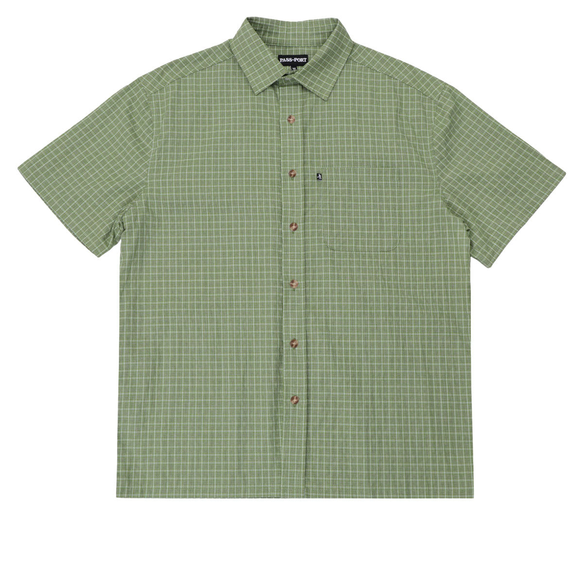 Passport Workers Check Shirt - Sage image 1