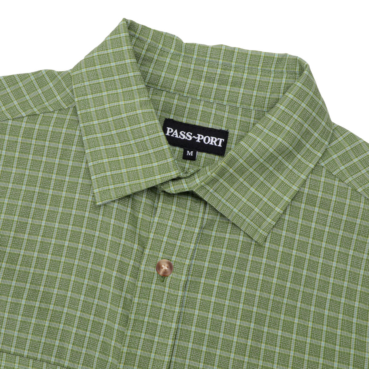 Passport Workers Check Shirt - Sage image 2