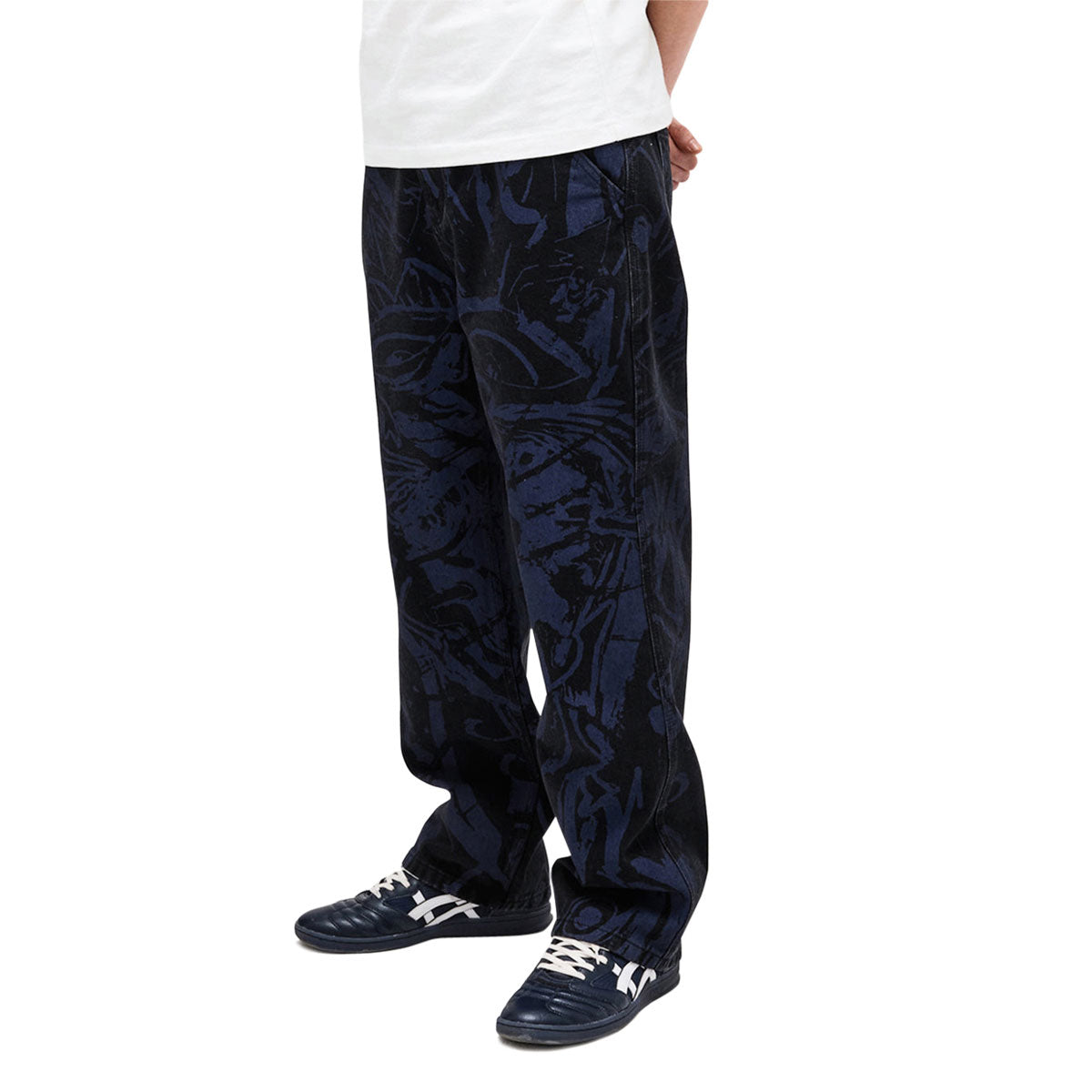Passport Goes Around Workers Club Classic Jeans - Black/Navy image 2