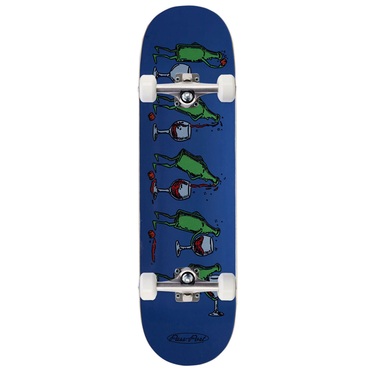 Passport Over It Series On The Bottle Skateboard Complete - 8.50