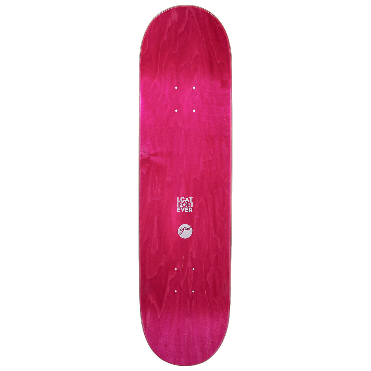 Yew I Love Yew Skateboard Deck - Blue - 8.50