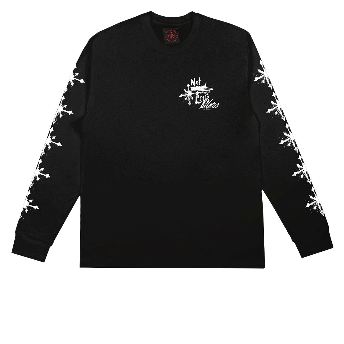 Disorder Love Letters Long Sleeve T-Shirt - Black image 1