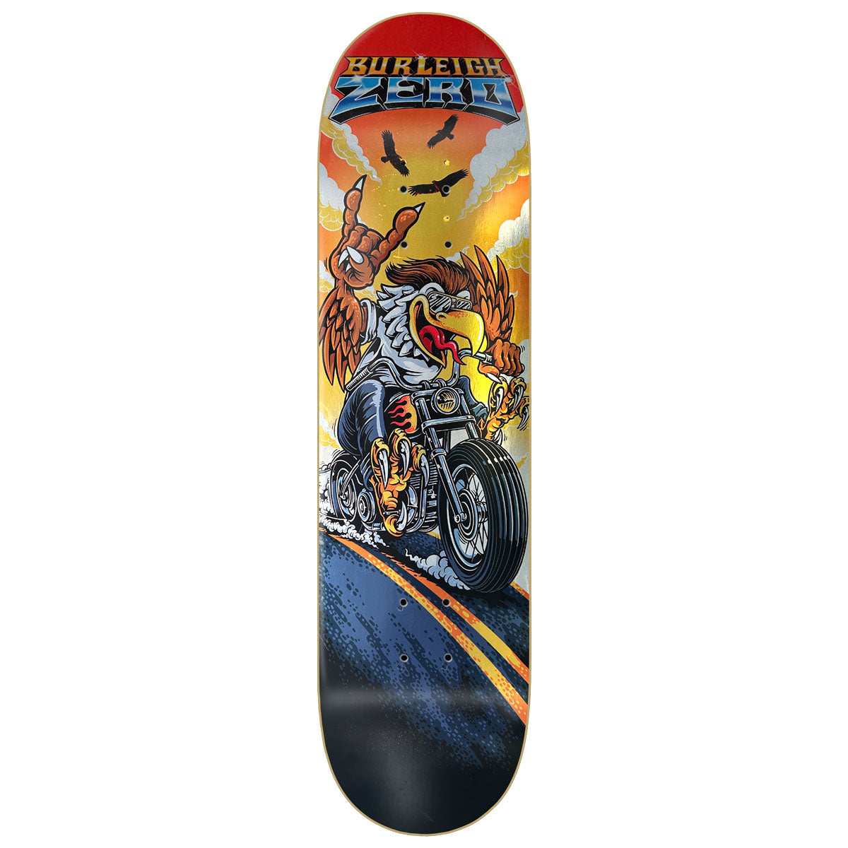 Zero Rockin Eagle Burleigh Skateboard Deck - 8.50