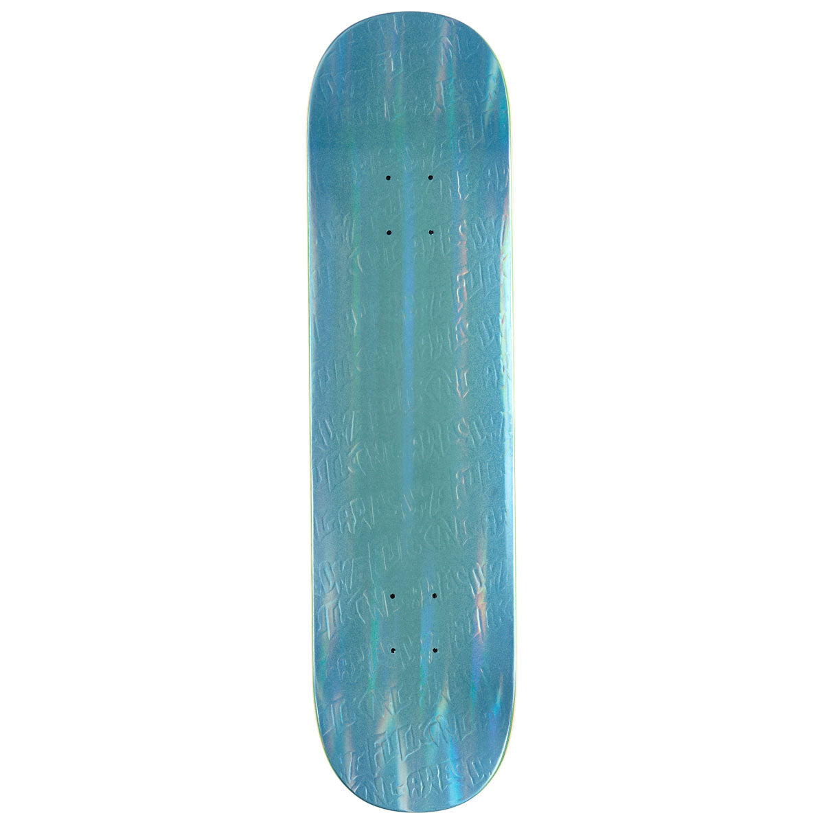 Fucking Awesome Embossed Color Skateboard Deck - Gamma Ray Blue - 8.00