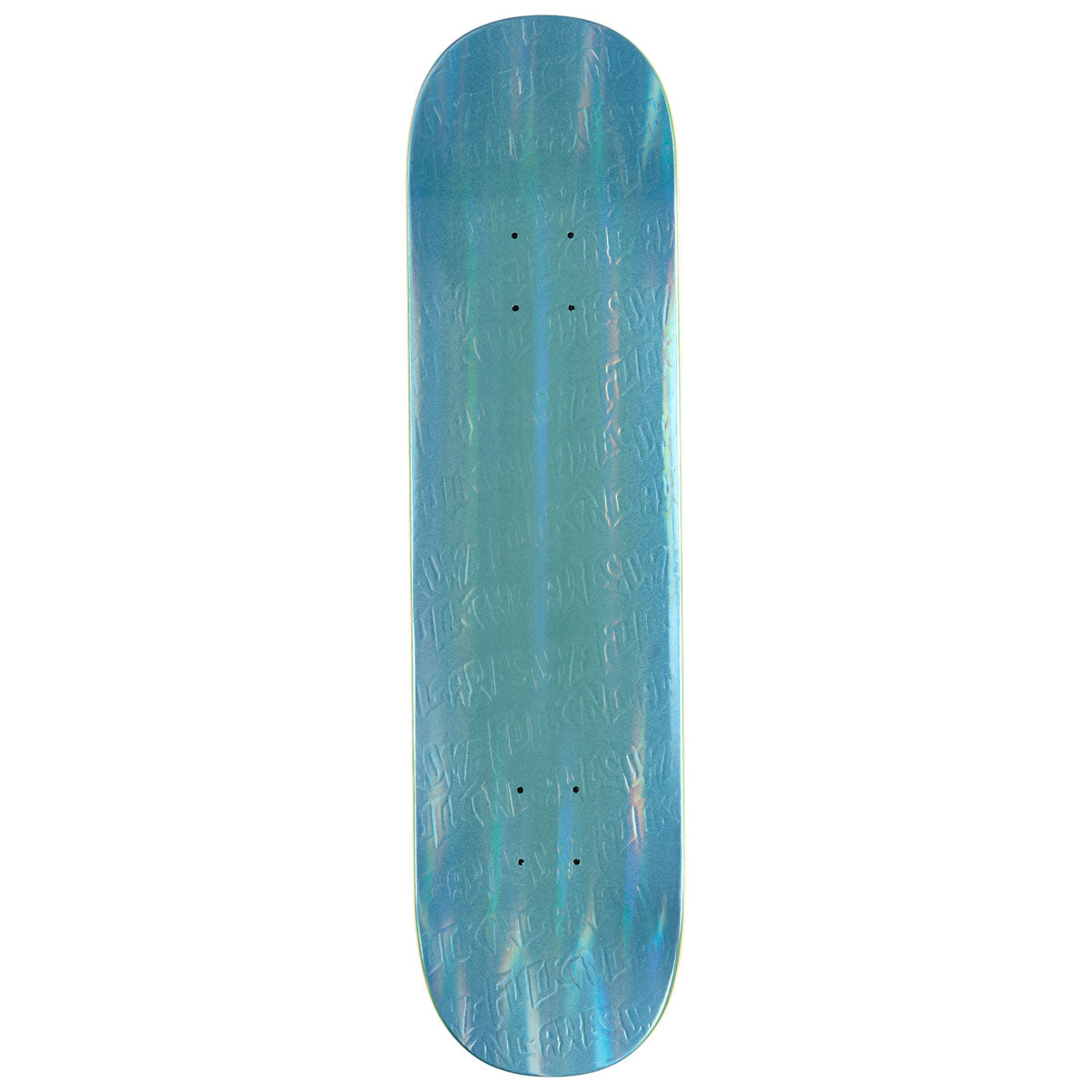 Fucking Awesome Embossed Color Skateboard Deck - Gamma Ray Blue - 8.18