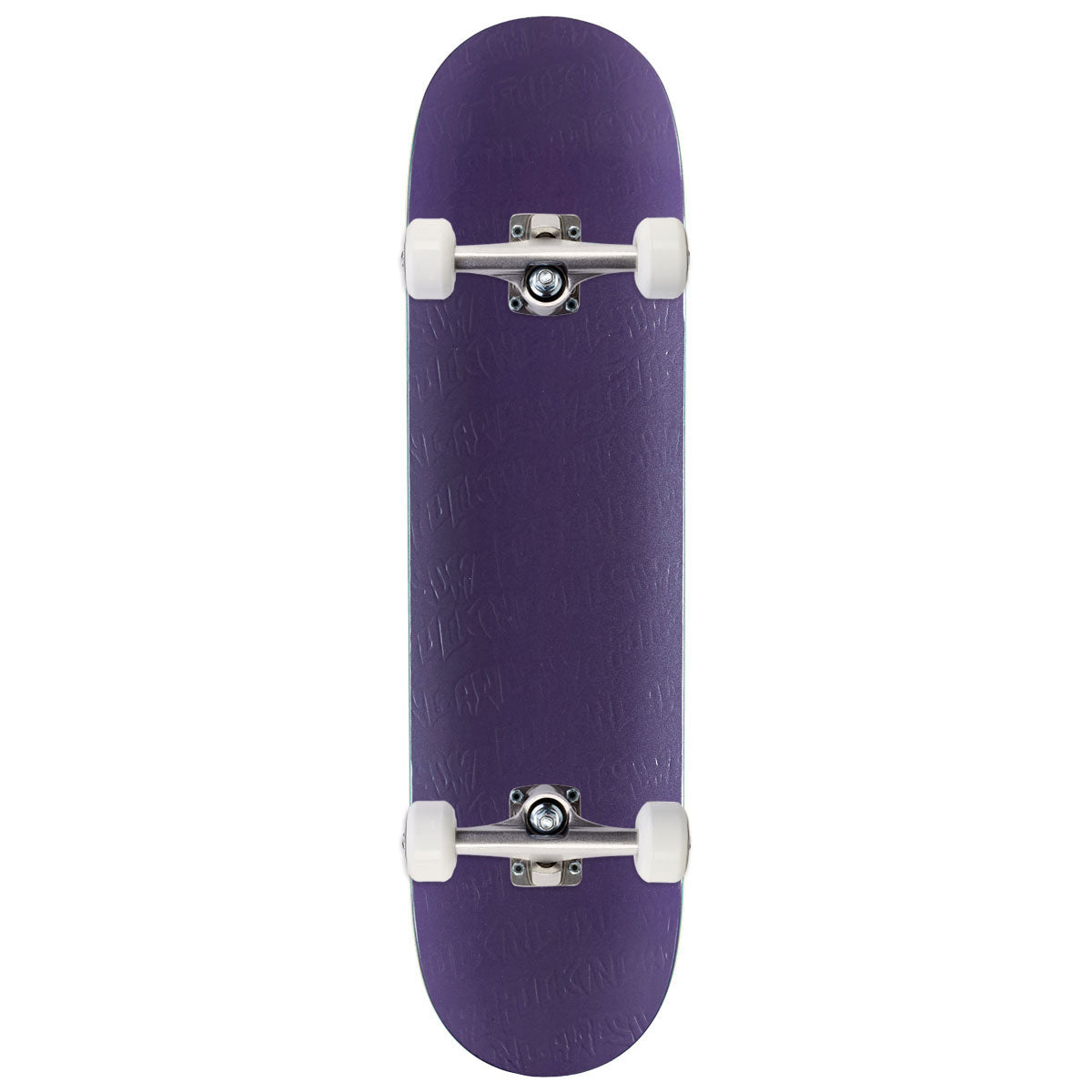 Fucking Awesome Embossed Color Skateboard Complete - Phantom Purple - 8.00
