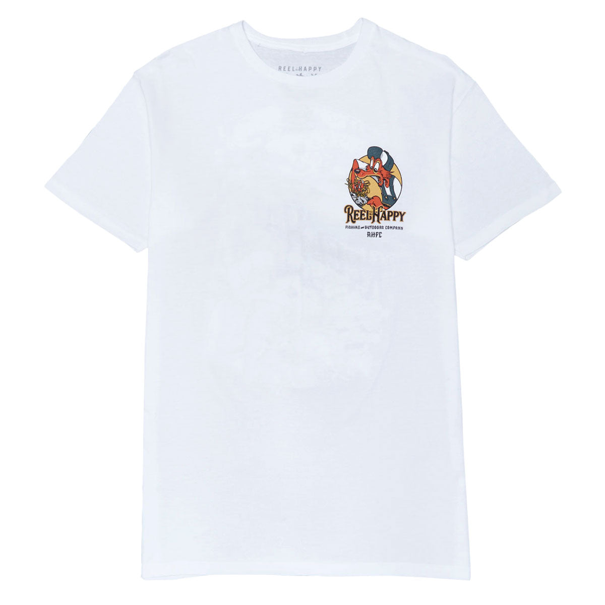 Reel Happy Birds Nest T-Shirt - White image 2