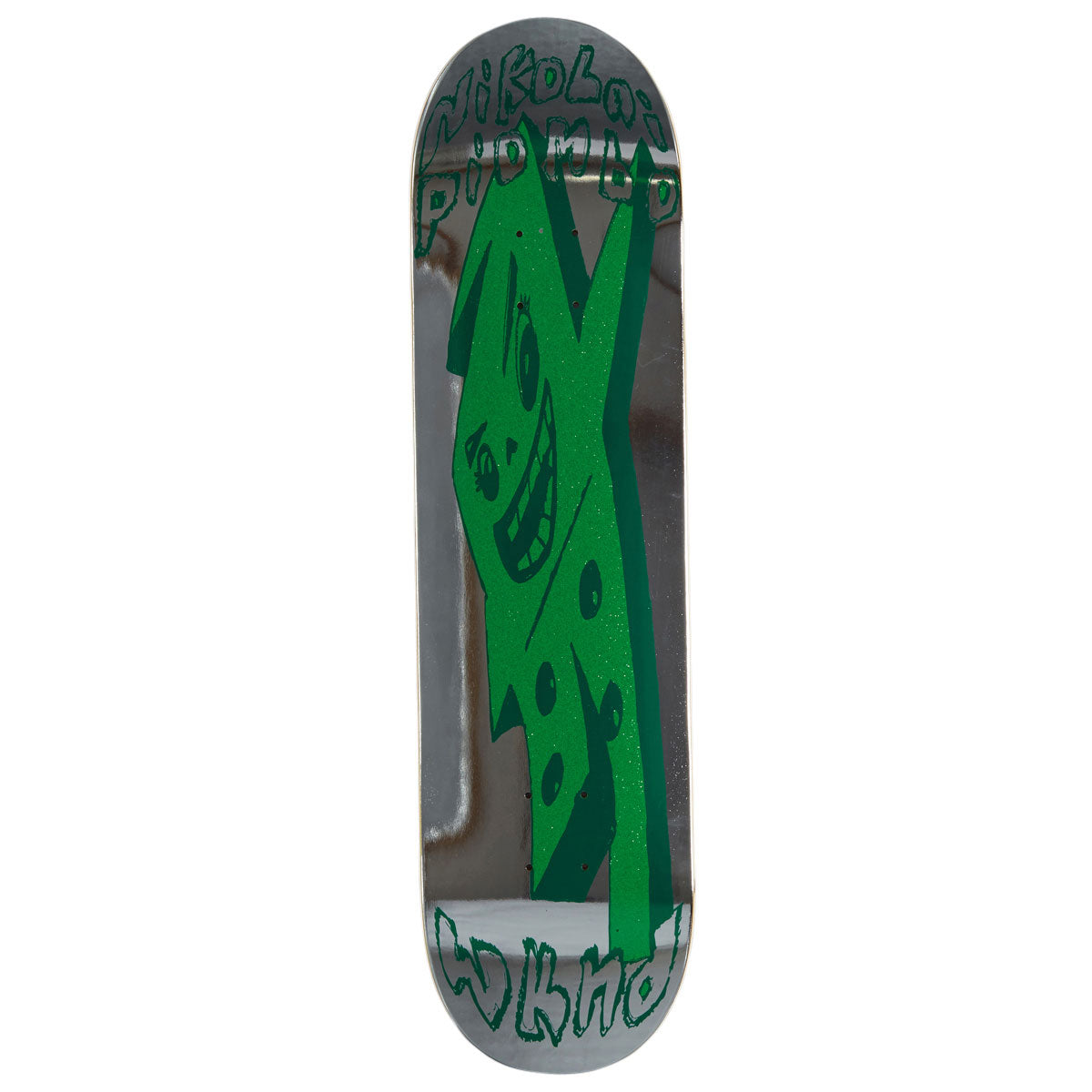 WKND Domino Nikolai Piombo MC Skateboard Deck - Silver - 8.00