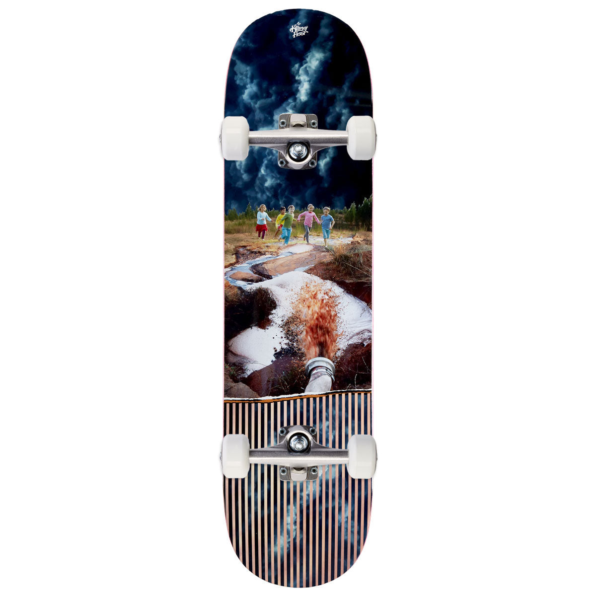 The Killing Floor Caution Kids At Play Skateboard Complete - 8.50