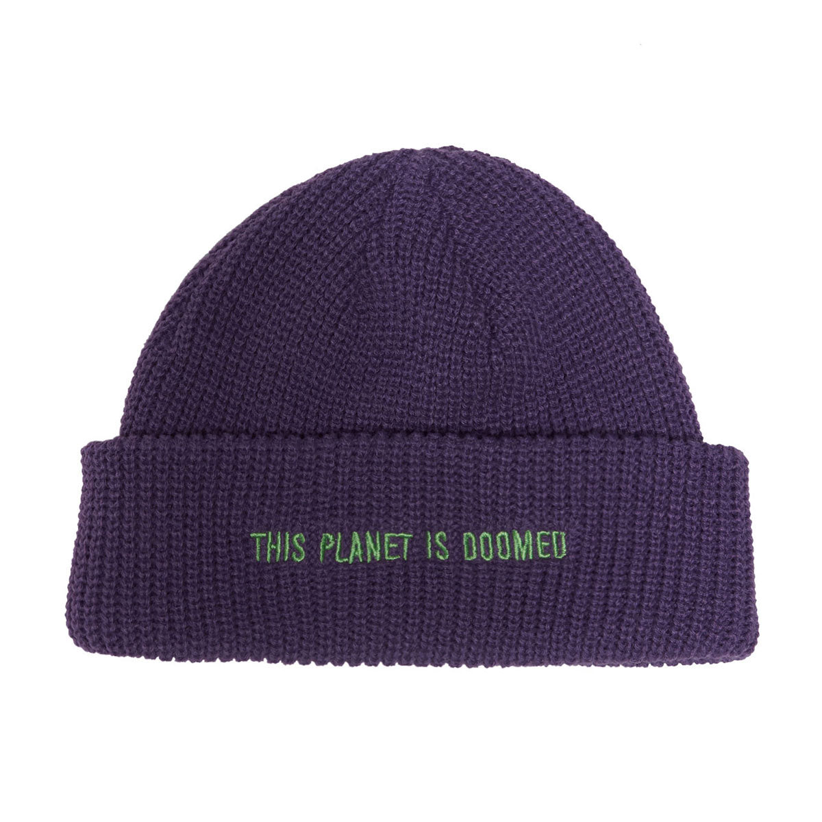 The Killing Floor Still Doomed Beanie - Purple/Chartreuse image 1