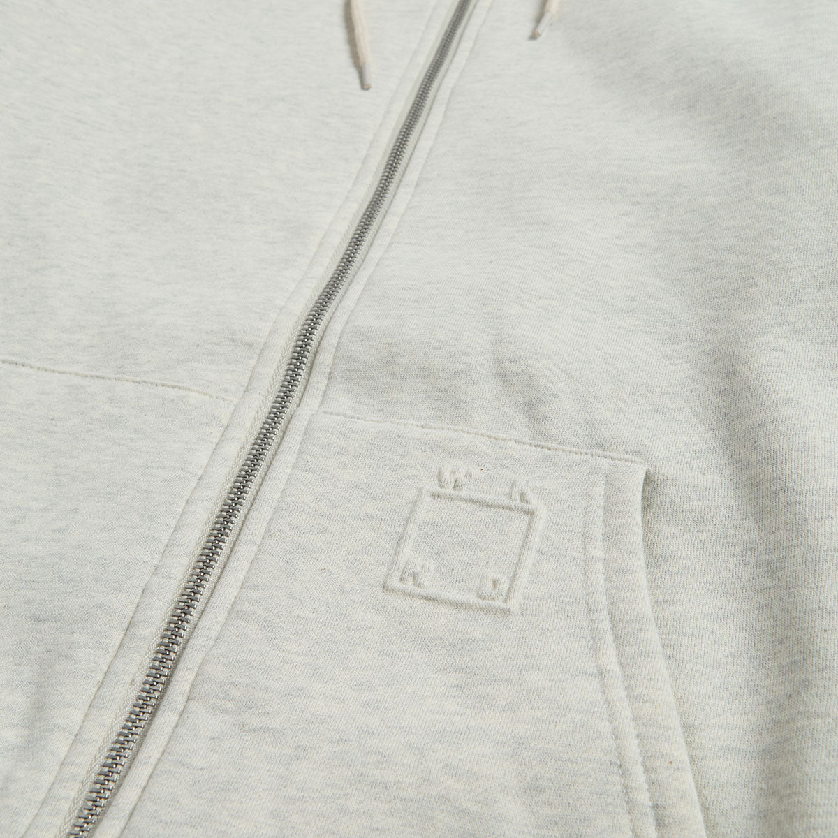 WKND Flannel Lined Zip Hoodie - Oatmeal Heather image 5