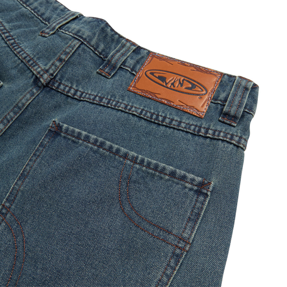WKND Damn Near Carpenter Shorts - Washed Medium Blue image 5