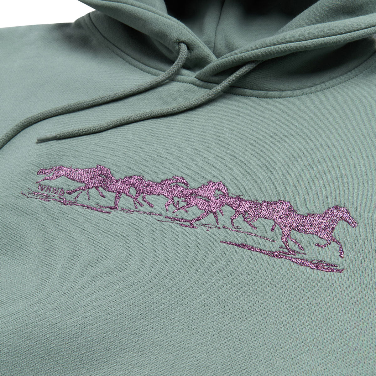 WKND Silver Stallion Hoodie - Sage Green image 2