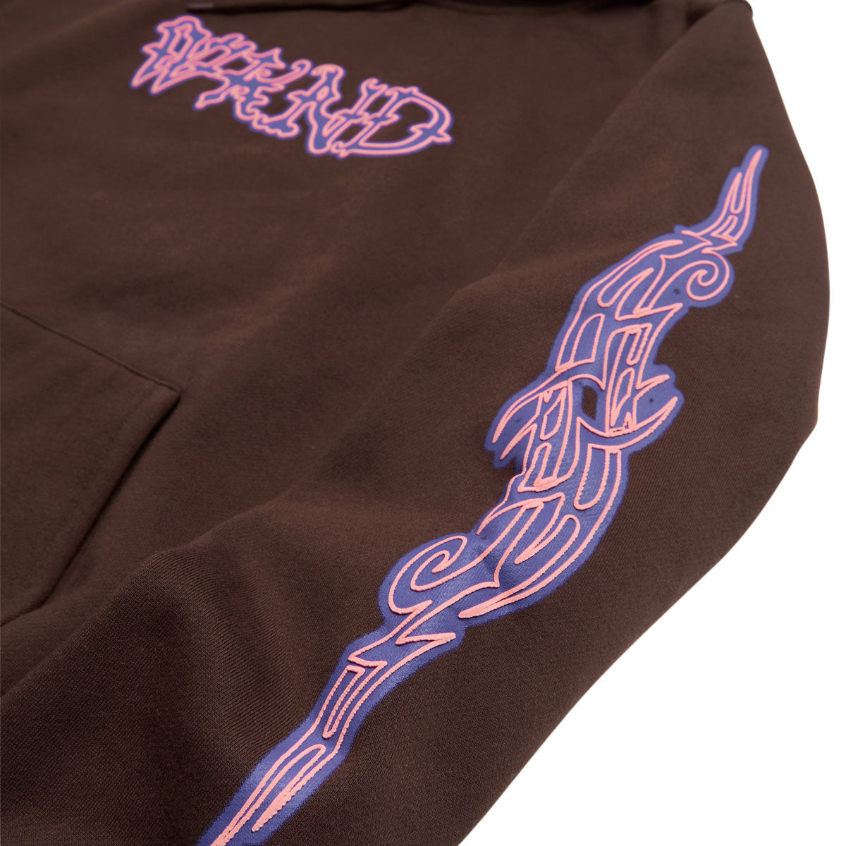 WKND Huldra Script Hoodie - Brown image 4