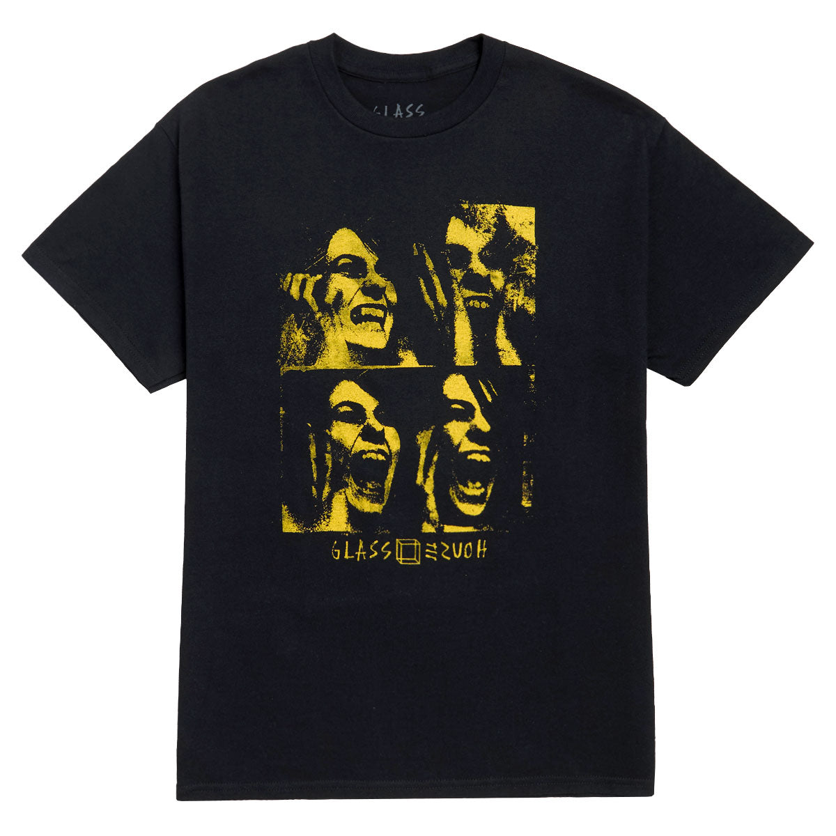 Glass House Possessed T-Shirt - Black/Yellow image 1