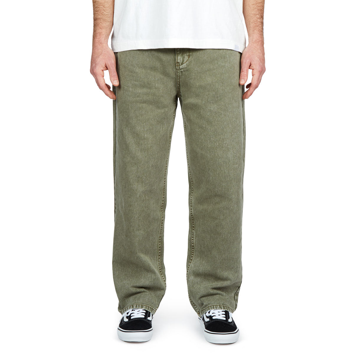 CCS Original Relaxed Denim Jeans - Faded Olive image 1