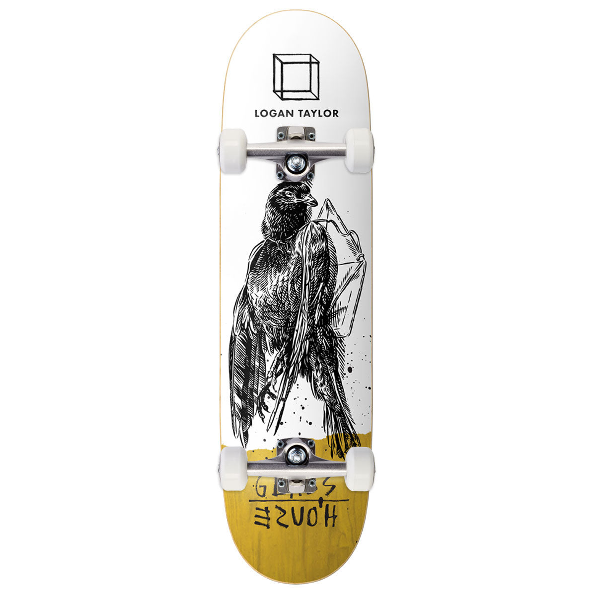 Glass House Taylor Messenger Skateboard Complete - Assorted Veneers - 8.25