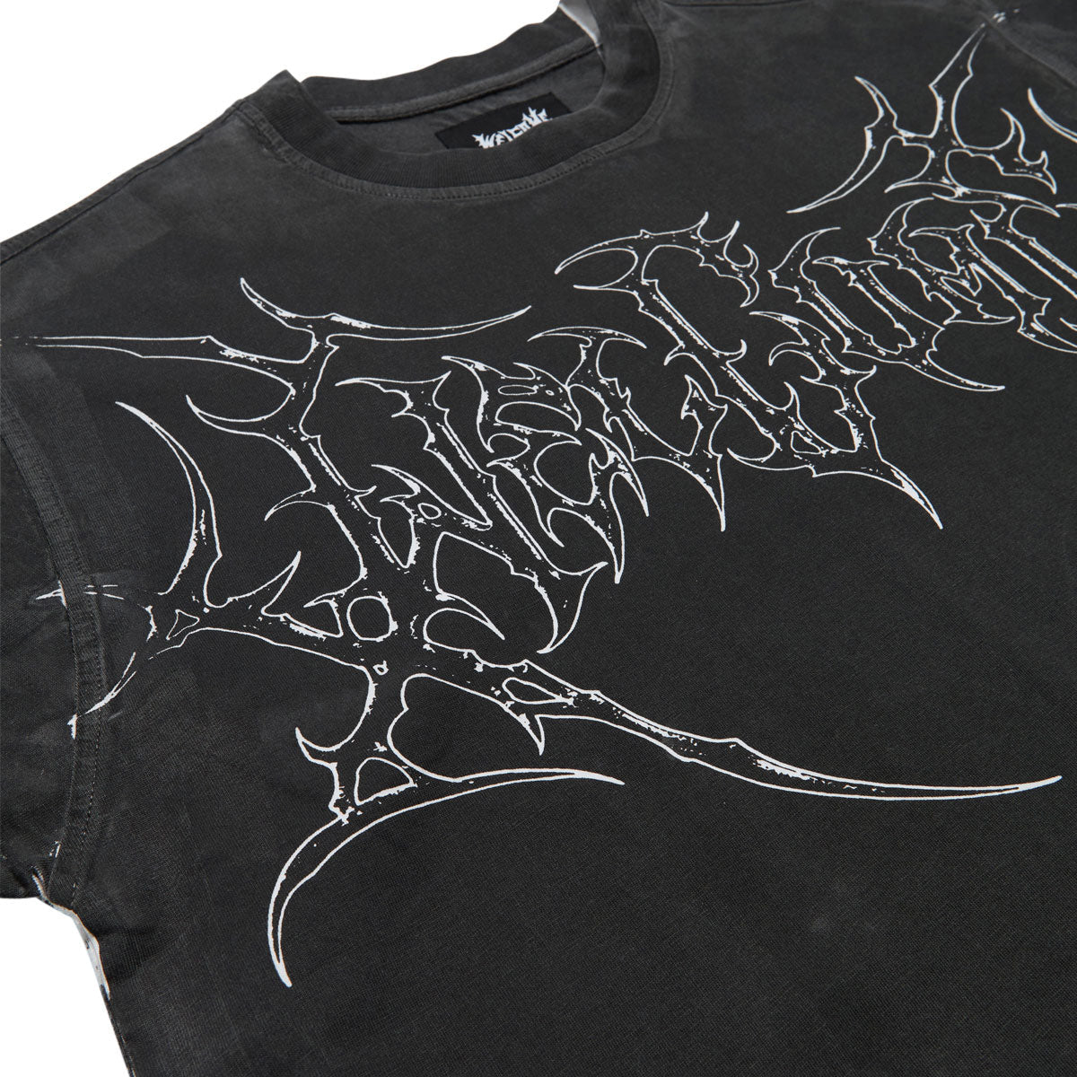 Welcome Grapple Camo Knit T-Shirt - Black/White image 2