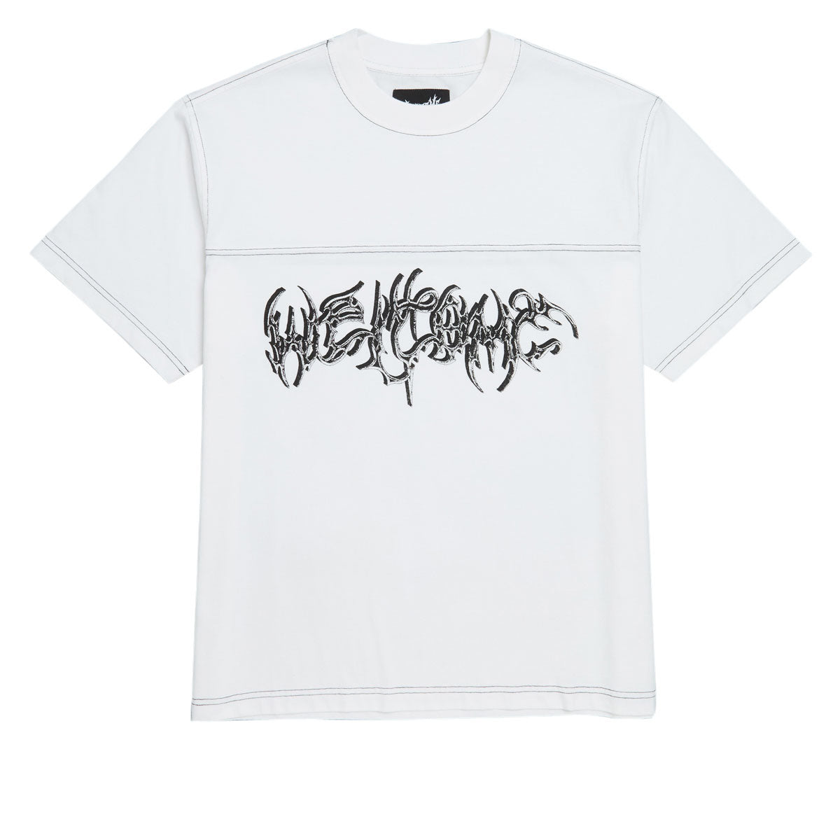 Welcome Spire Football T-Shirt - White/Black image 1
