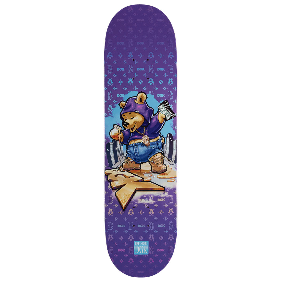 DGK Goldie Reid Skateboard Deck - Purple - 8.38