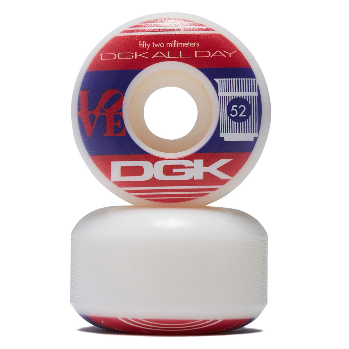 DGK Plaza 101a Skateboard Wheels - 52mm image 2