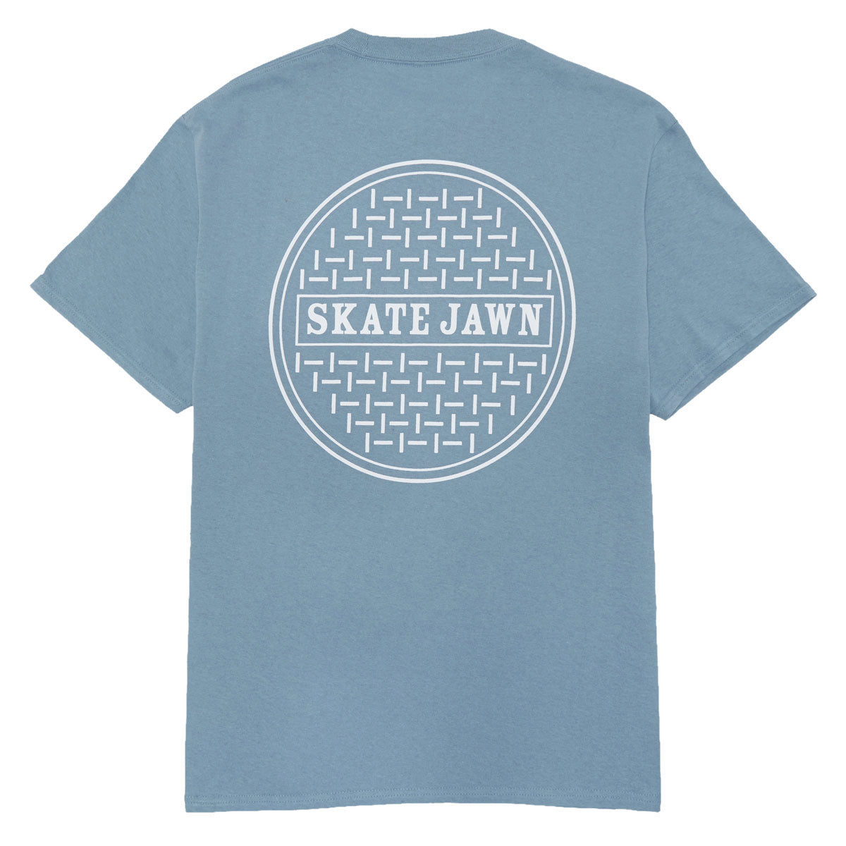 Skate Jawn Sewer Cap T-Shirt - Stonewash Blue image 1