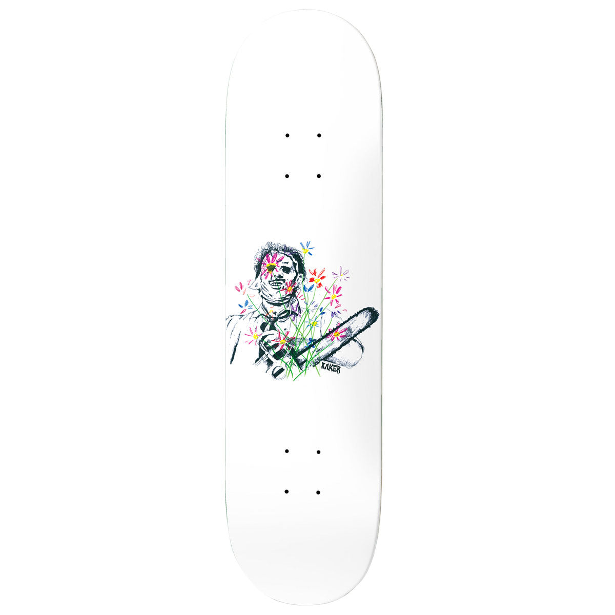 Baker Casper Brooker Texas Flowers Skateboard Deck - 8.50