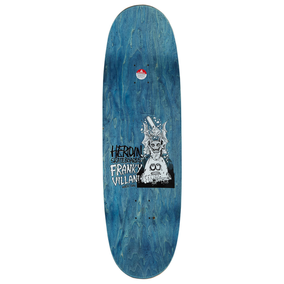 Heroin Franky Villani Guest Egg Skateboard Deck - 9.50