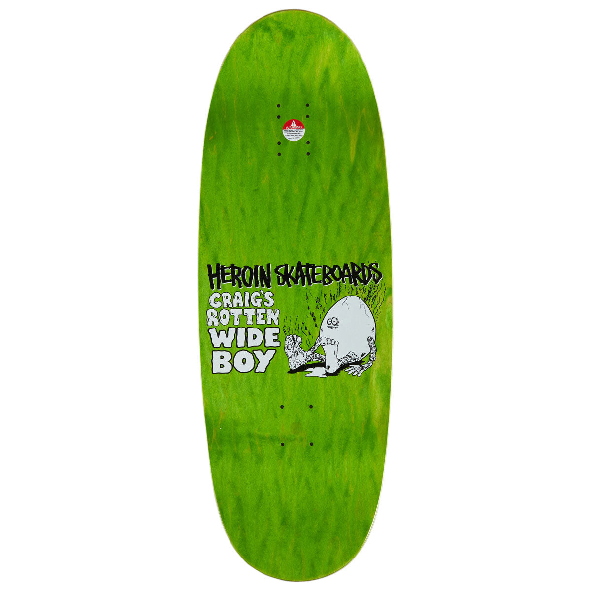 Heroin Craig Questions Rotten Wide Boy Skateboard Complete - 10.75