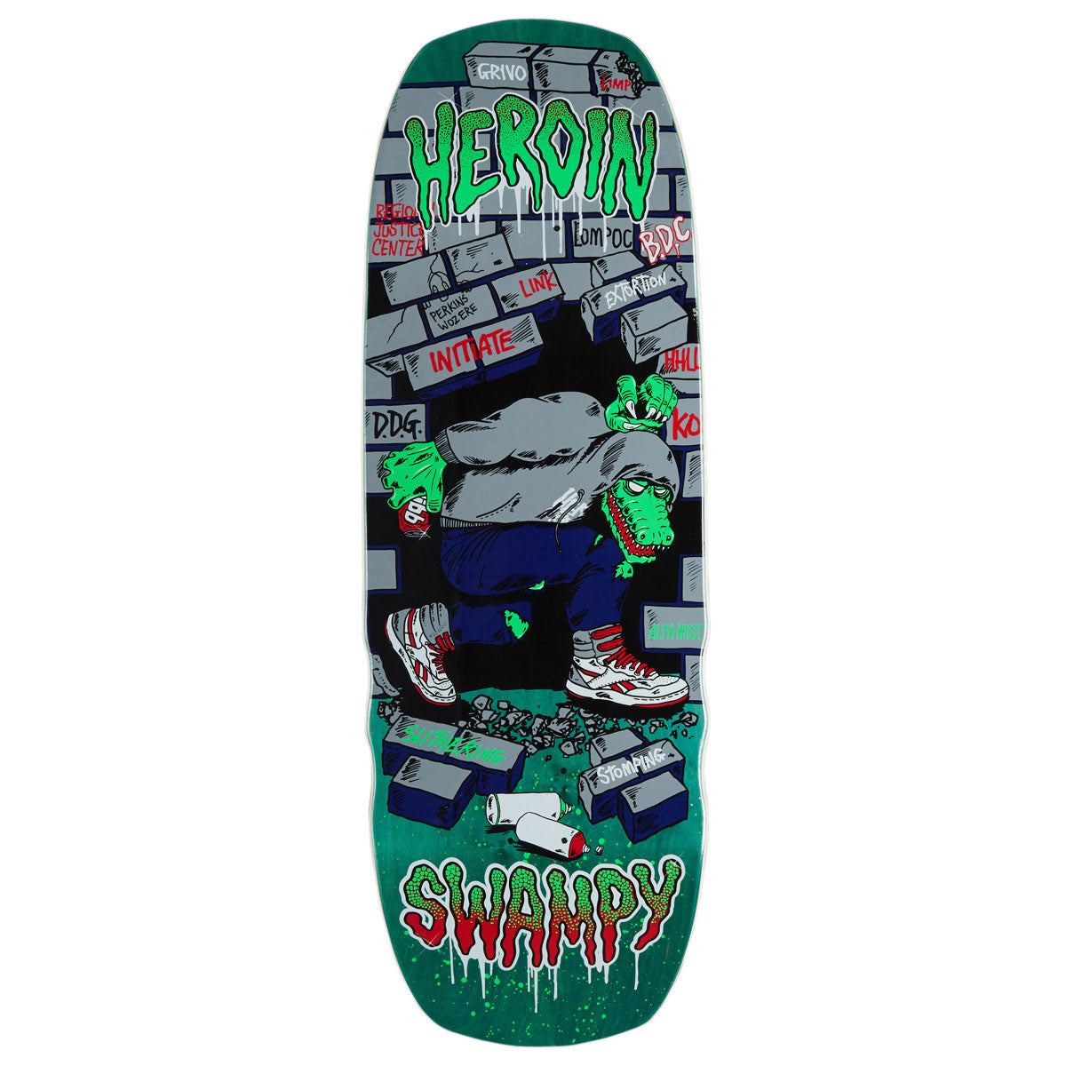 Heroin Swampy Stomp Skateboard Deck - 10.50