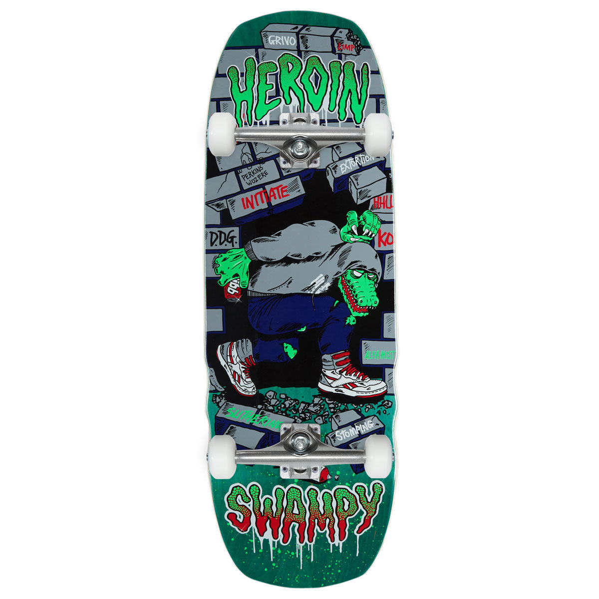 Heroin Swampy Stomp Skateboard Complete - 10.50