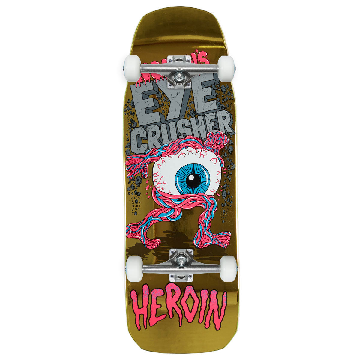 Heroin Nolan Houghton Eye Crusher Skateboard Complete - 10.00