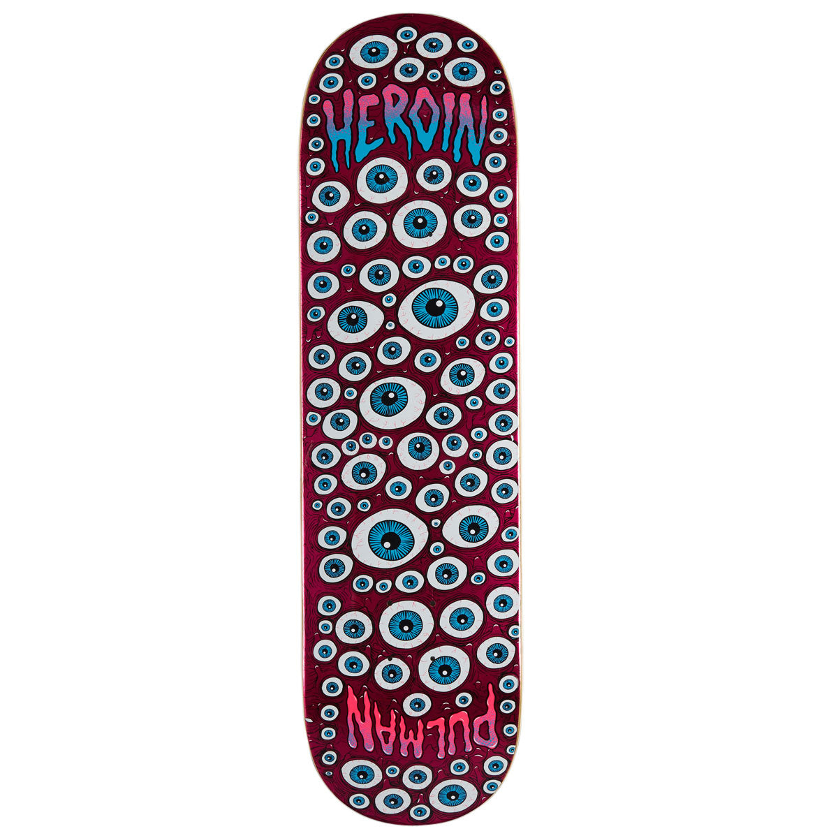 Heroin Chris Pulman Eyes Skateboard Deck - 8.50