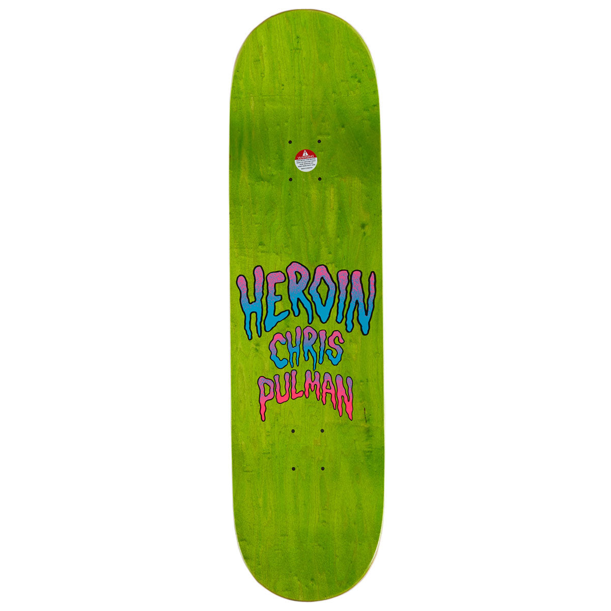 Heroin Chris Pulman Eyes Skateboard Deck - 8.50