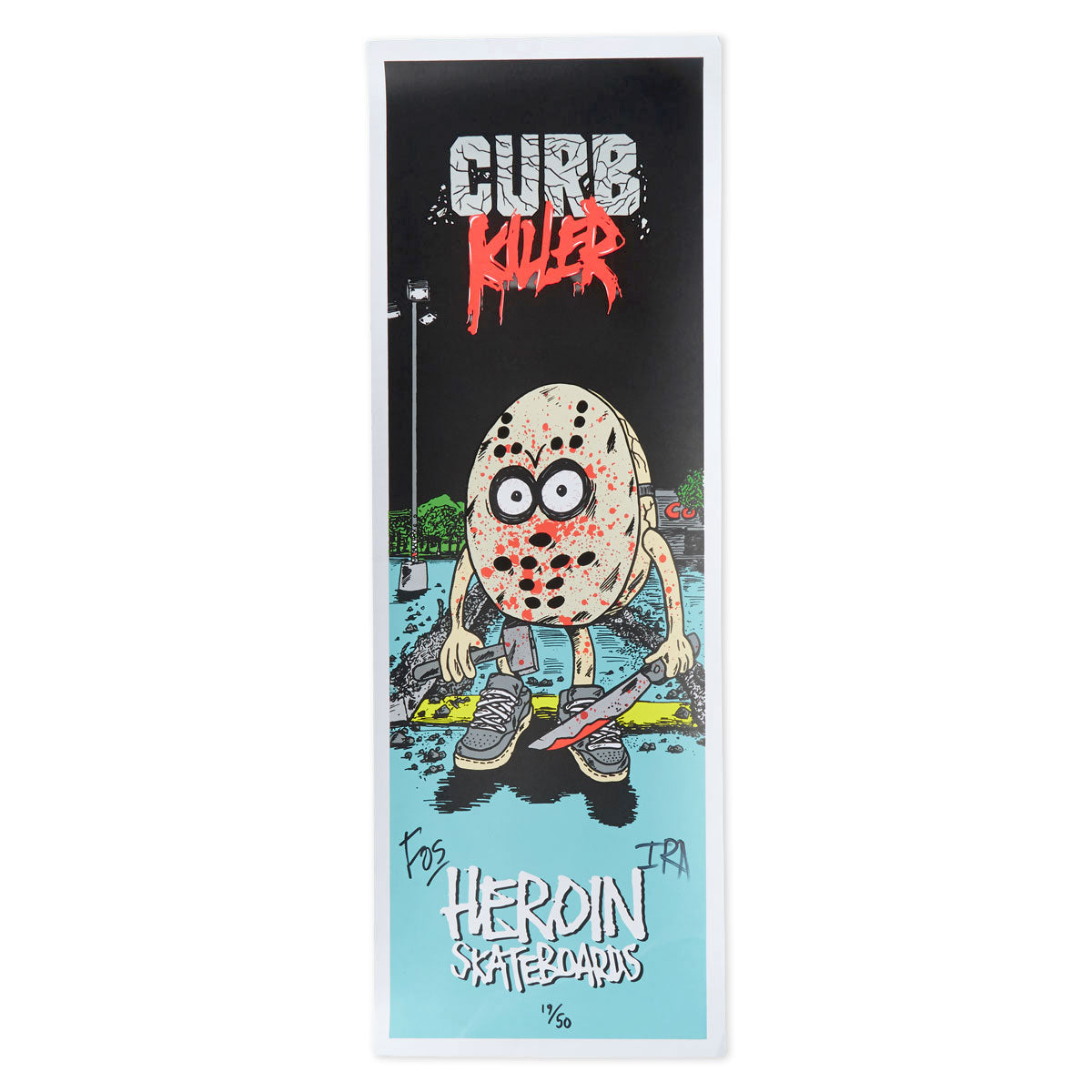 Pragmatic Prints x Heroin Curb Killer Print - Blue image 1