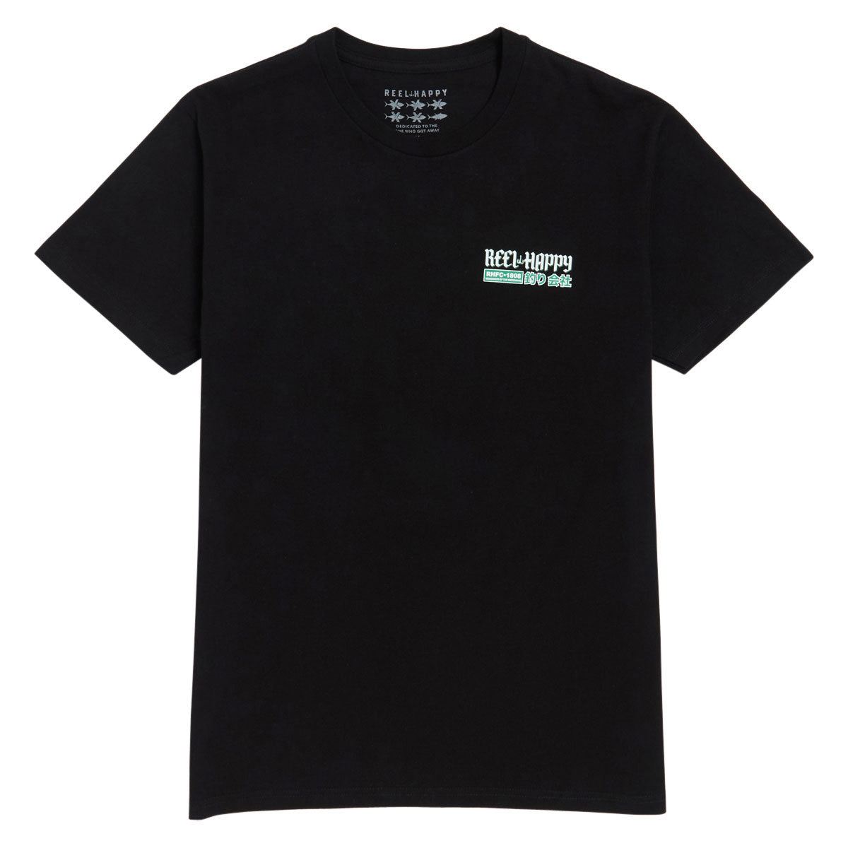 Reel Happy Goldie T-Shirt - Black image 2