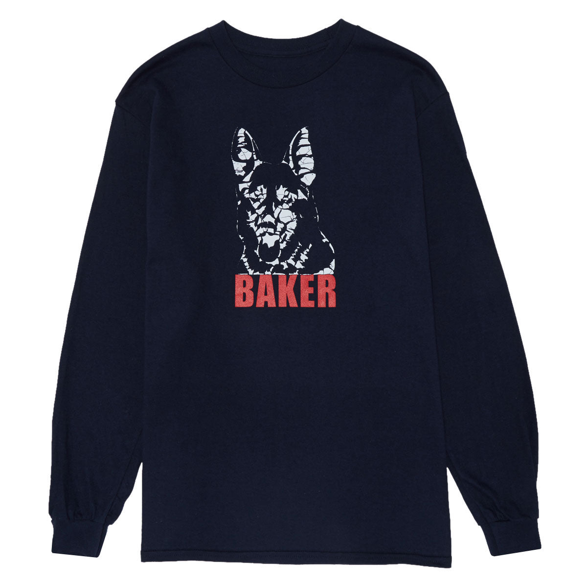Baker Bad Dawg Long Sleeve T-Shirt - Navy image 1