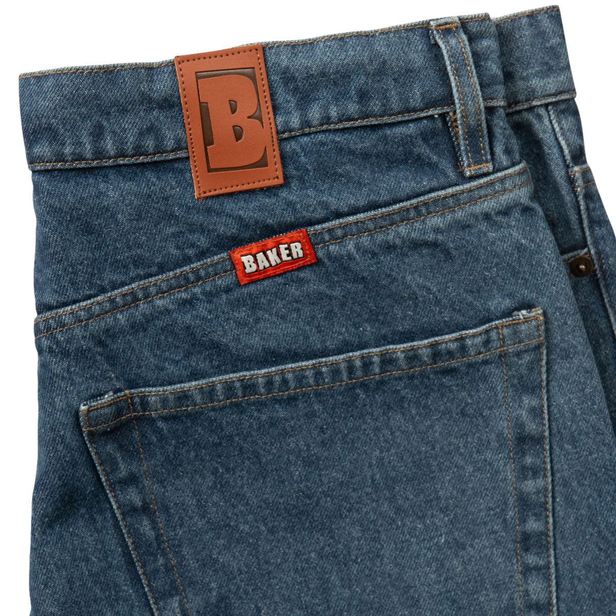 Baker Warner Denim Shorts - Blue image 4