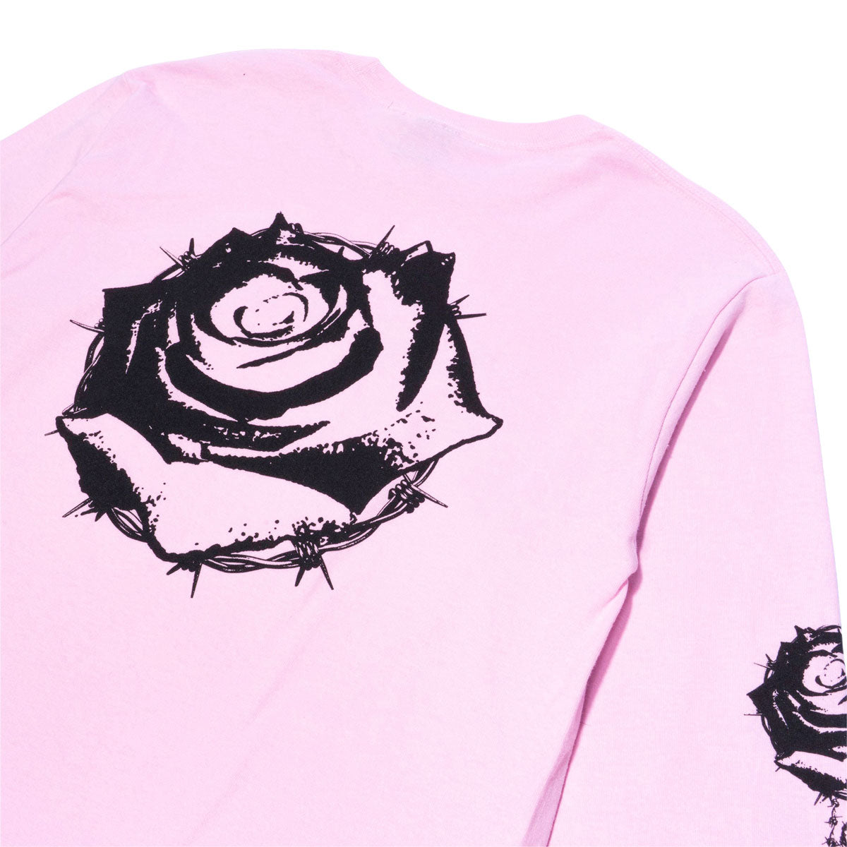 Deathwish Bed Of Roses Long Sleeve T-Shirt - Pink image 3