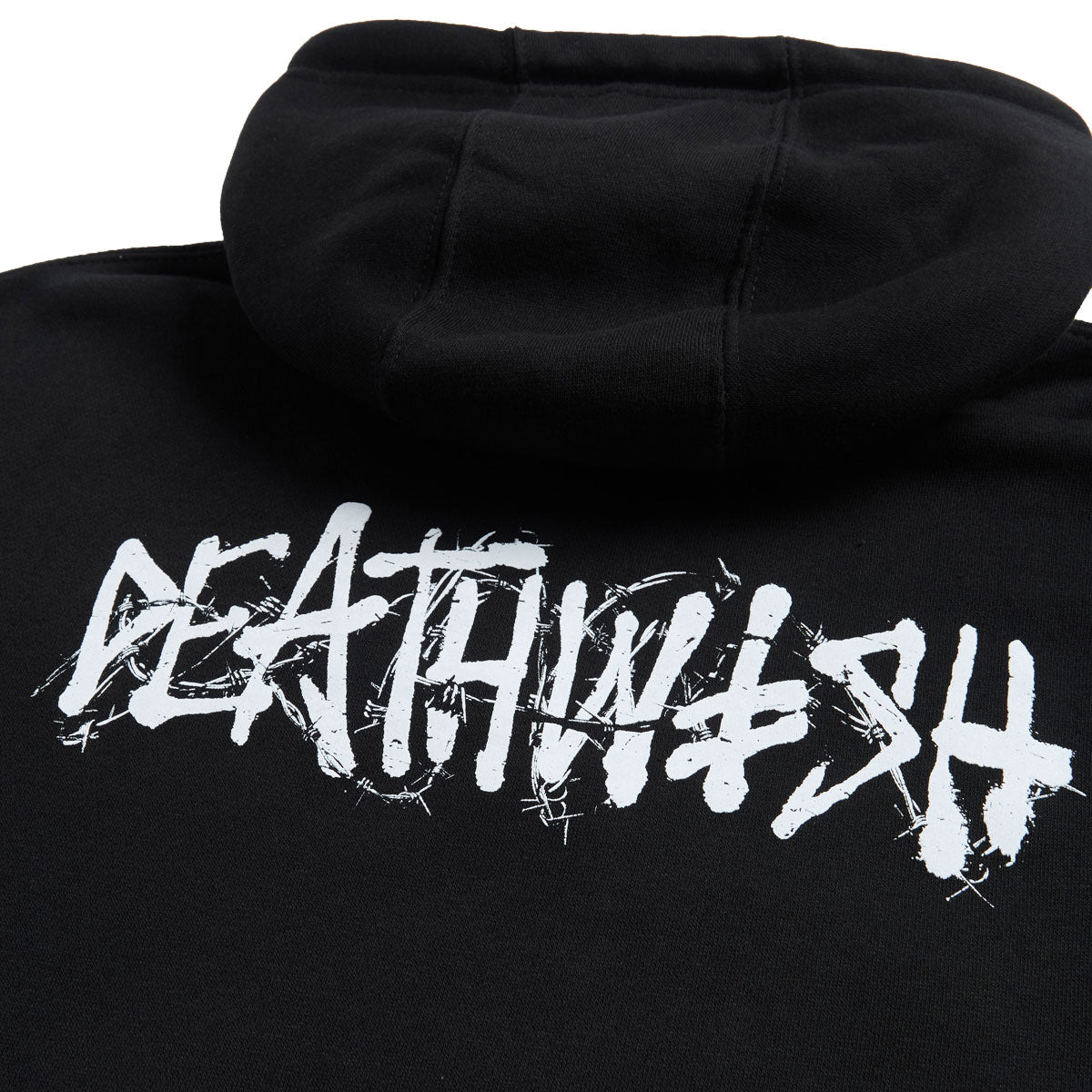 Deathwish Barbed Hoodie - Black image 3