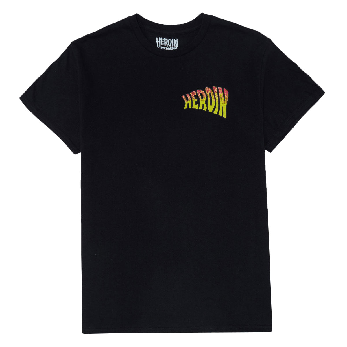Heroin Merged T-Shirt - Black image 2