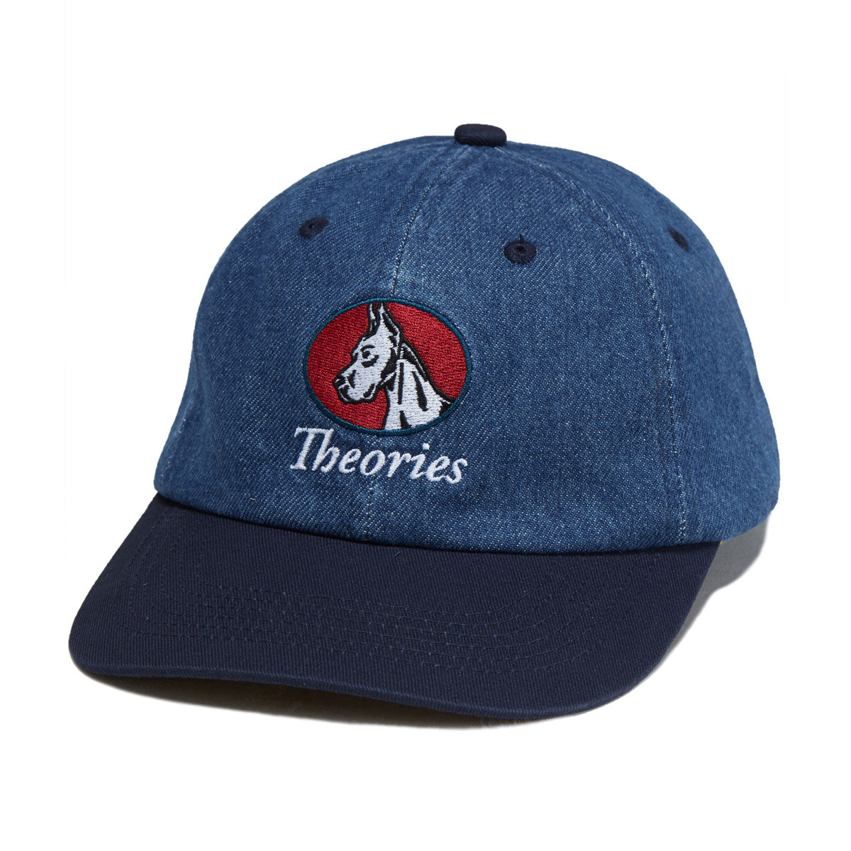 Theories Champ Strapback Hat - Denim Blue image 1
