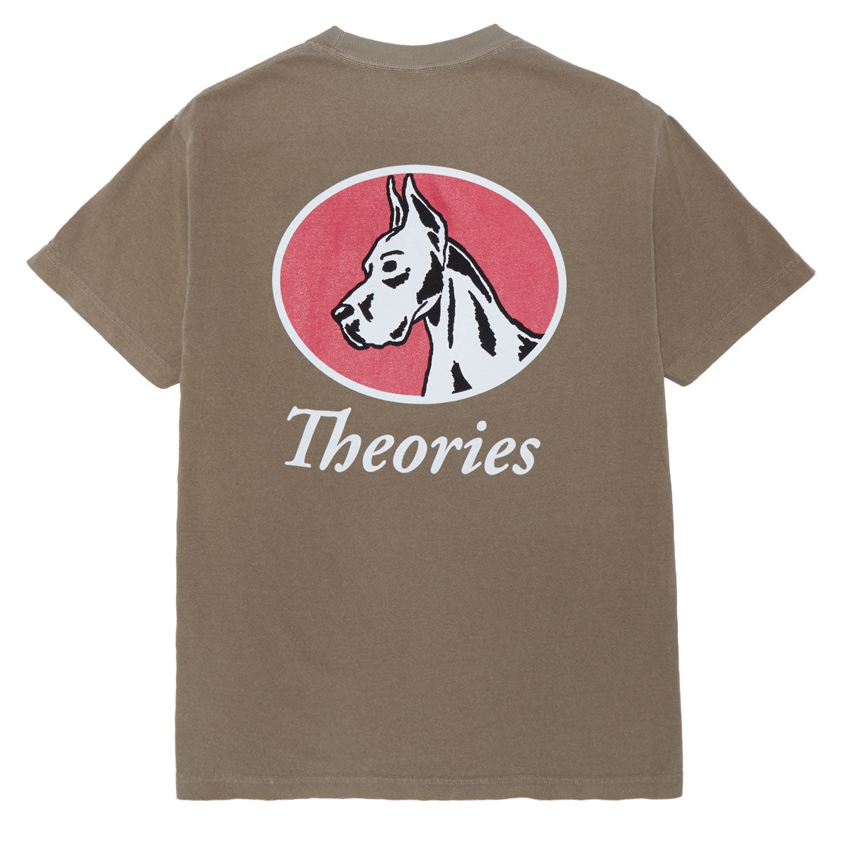 Theories Champ T-Shirt - Garment Dyed Faded Brown image 1