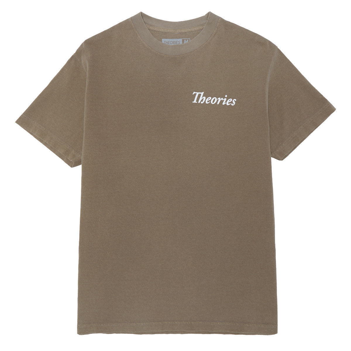 Theories Champ T-Shirt - Garment Dyed Faded Brown image 2