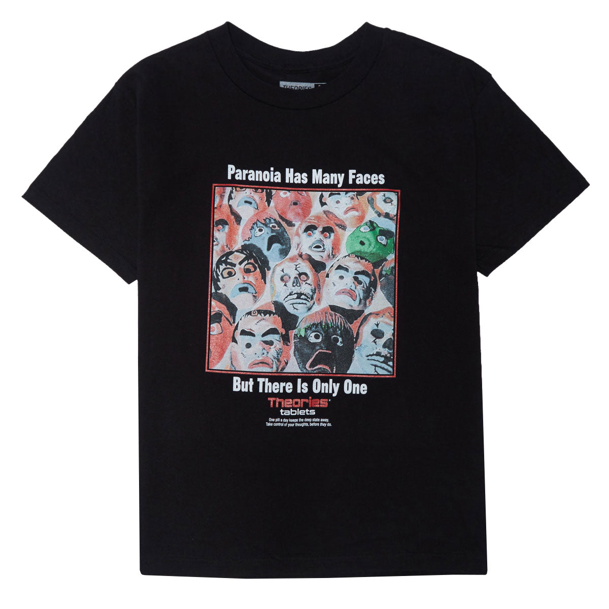 Theories Paranoia T-Shirt - Black image 1