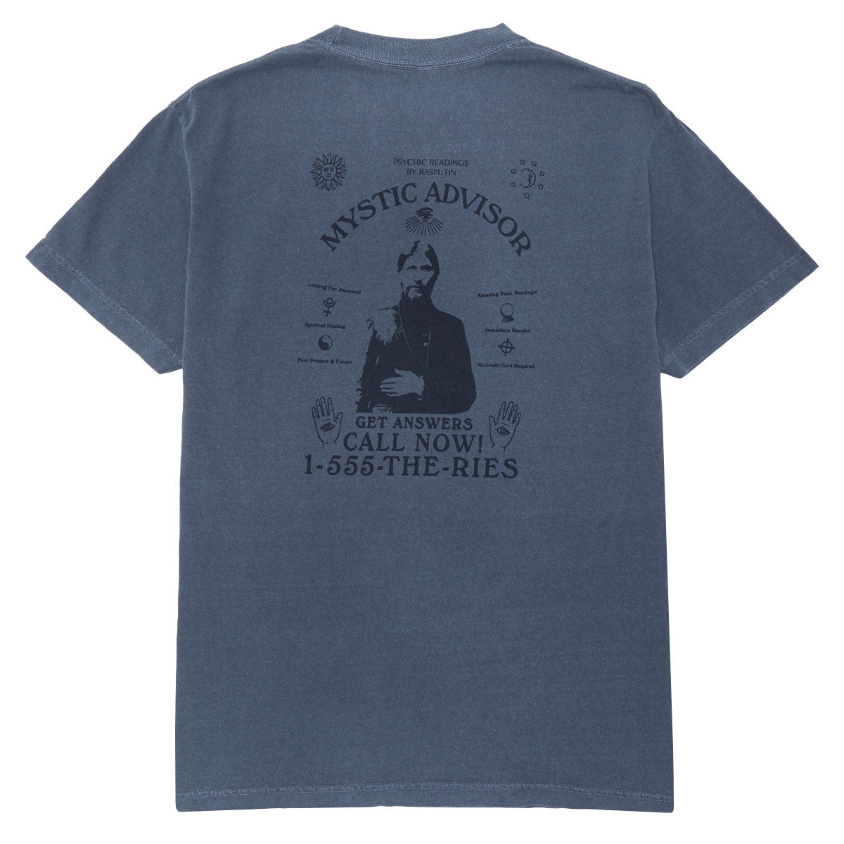 Theories Mystic Advisor T-Shirt - Washed Navy image 1