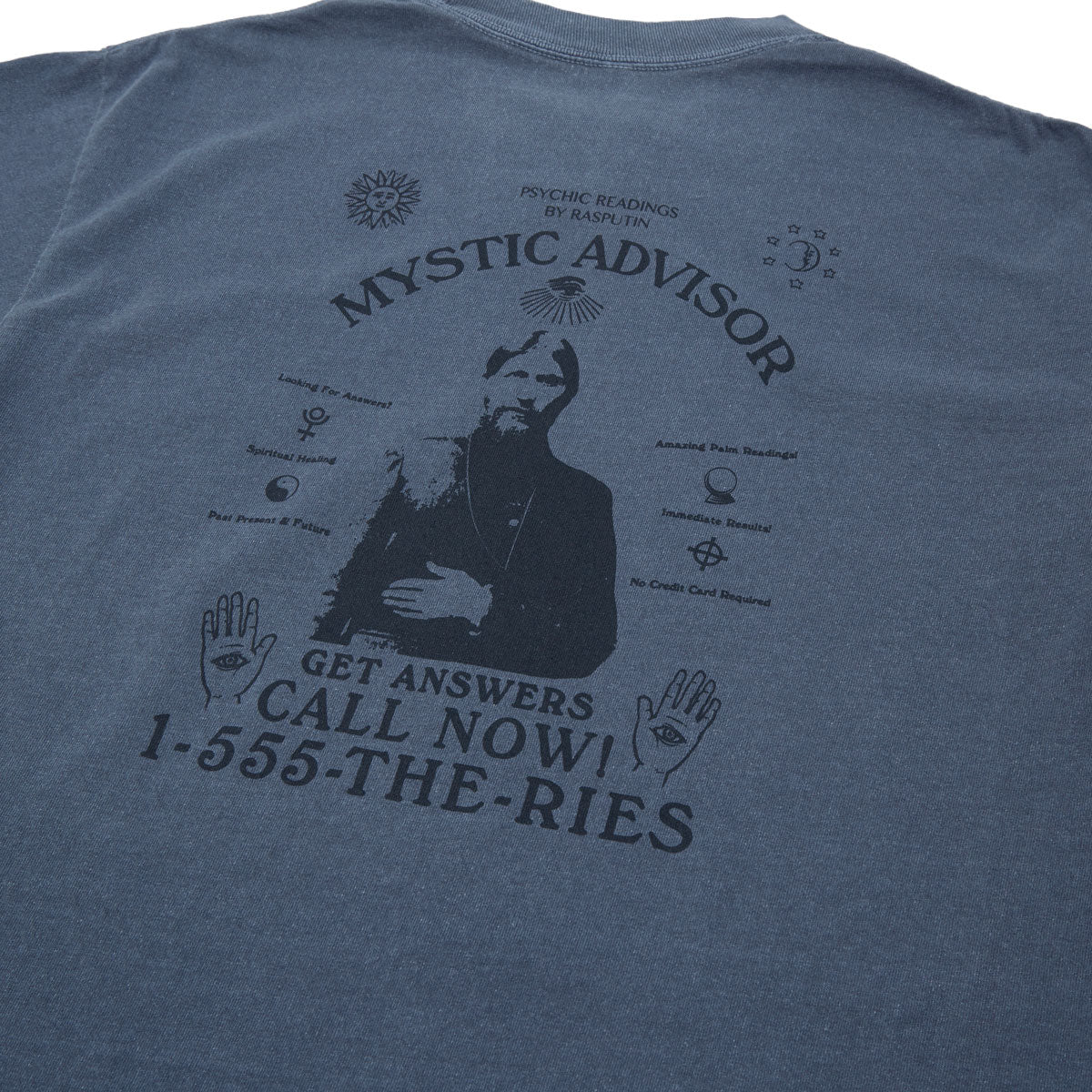 Theories Mystic Advisor T-Shirt - Washed Navy image 4