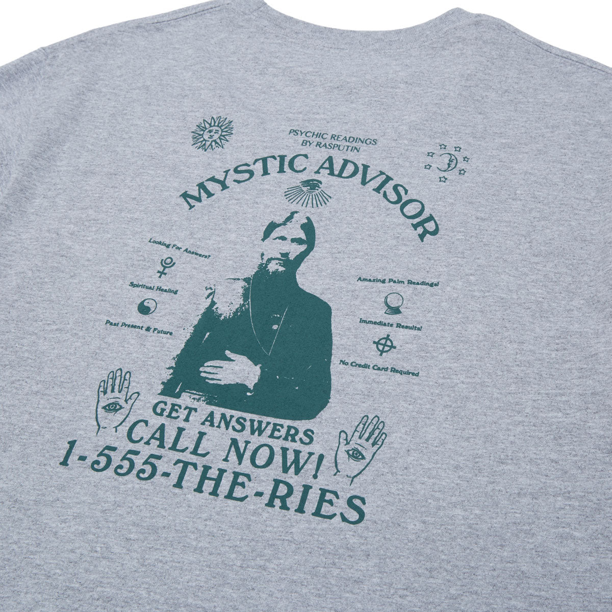 Theories Mystic Advisor Long Sleeve T-Shirt - Ash Grey image 4