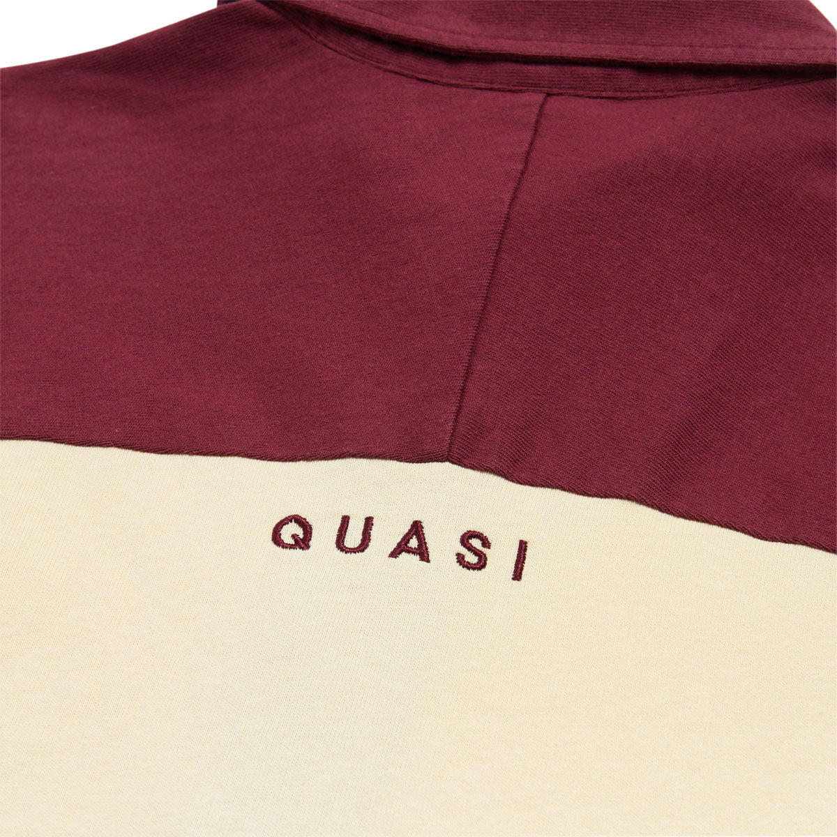 Quasi Leslie Raglan Polo Shirt - Maroon image 3